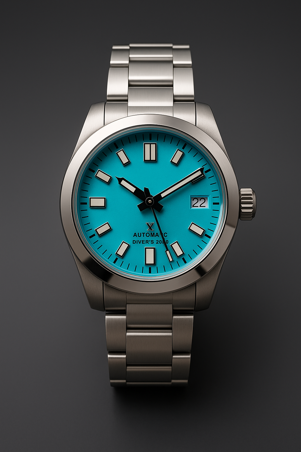 Modell Kraft der Zeit – Moderne Automatik-Armbanduhr, handgefertigt Ansicht 1