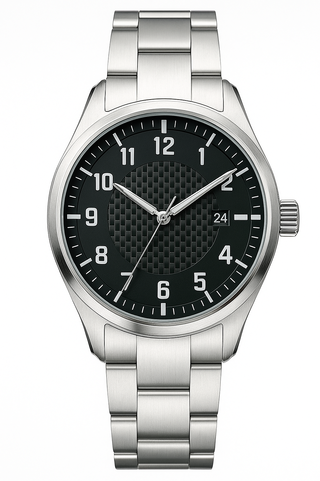 Manufaktur Momentum – Moderne Automatik-Armbanduhr aus Edelstahl Ansicht 1