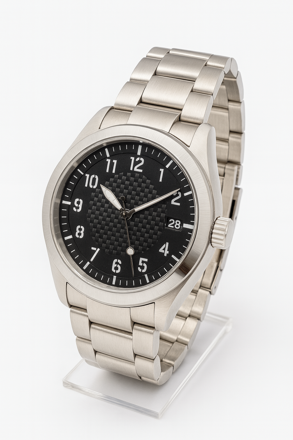 Manufaktur Momentum – Moderne Automatik-Armbanduhr aus Edelstahl Ansicht 2